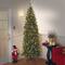 7.5 ft. Pre-lit Kingswood Fir Pencil Artificial Christmas Tree, Clear Lights